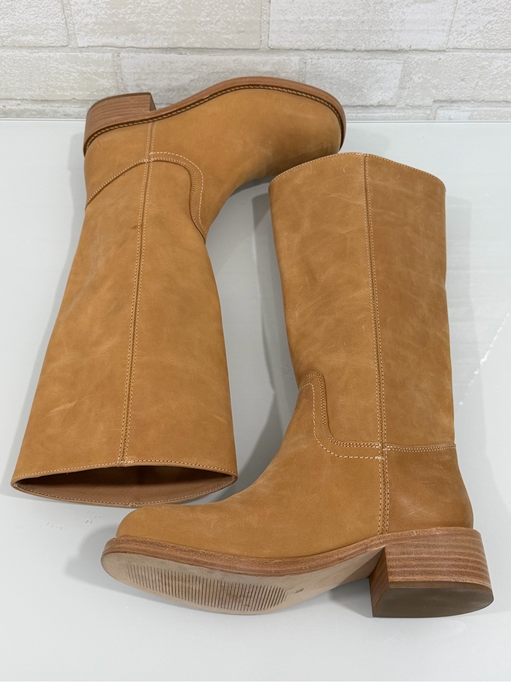 STEVE MADEN RIGGS BANANA LEATHER BOOTS - SIZE - 8.5 .US - Picture 7 of 16